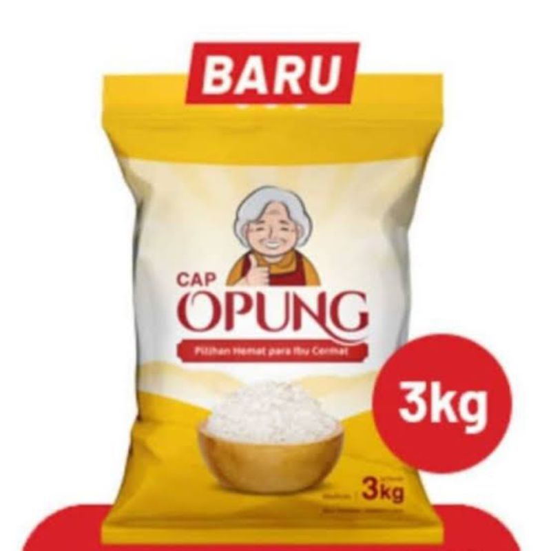 

Beras opung kemasan 3 kg