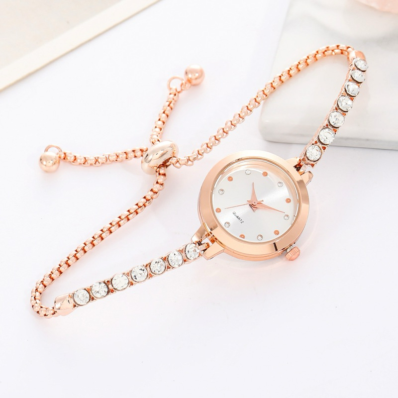 Chloey Jam Tangan Wanita Tali Serut Analog Fashion Korea Jam Quartz Rantai Tali Serut CH100