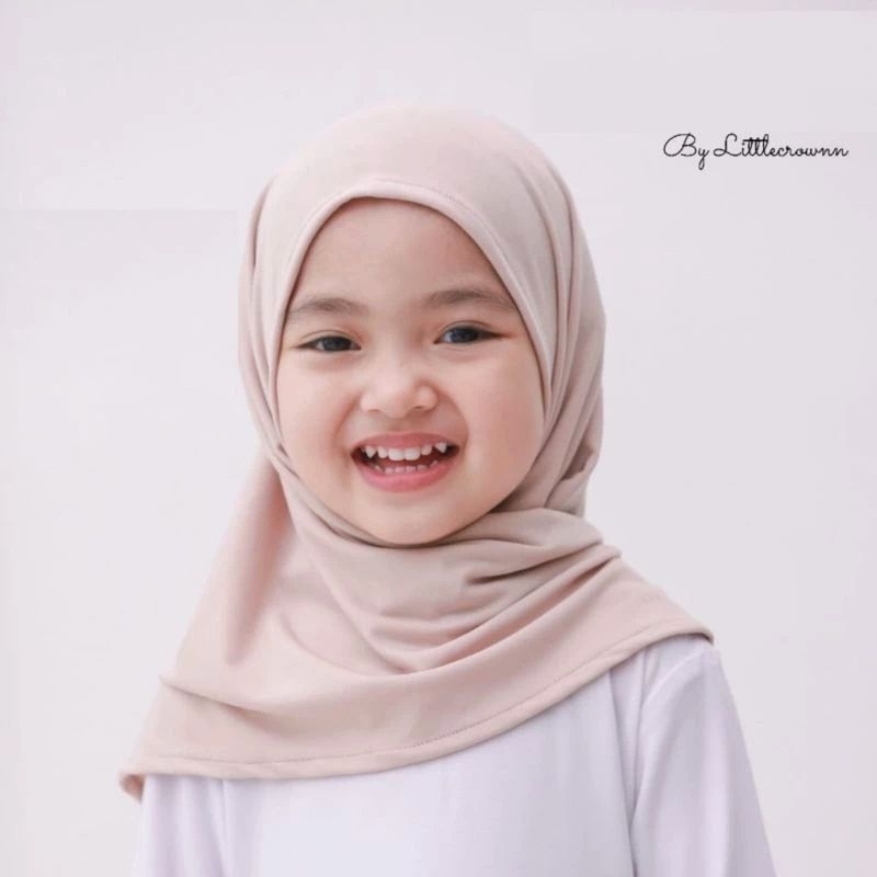 Jilbab anak // bayi hijab bayi 0 6 bulan 1 2 3 tahun SEGI 3 INSTAN Kerudung bayi hijab bayi jilbab a