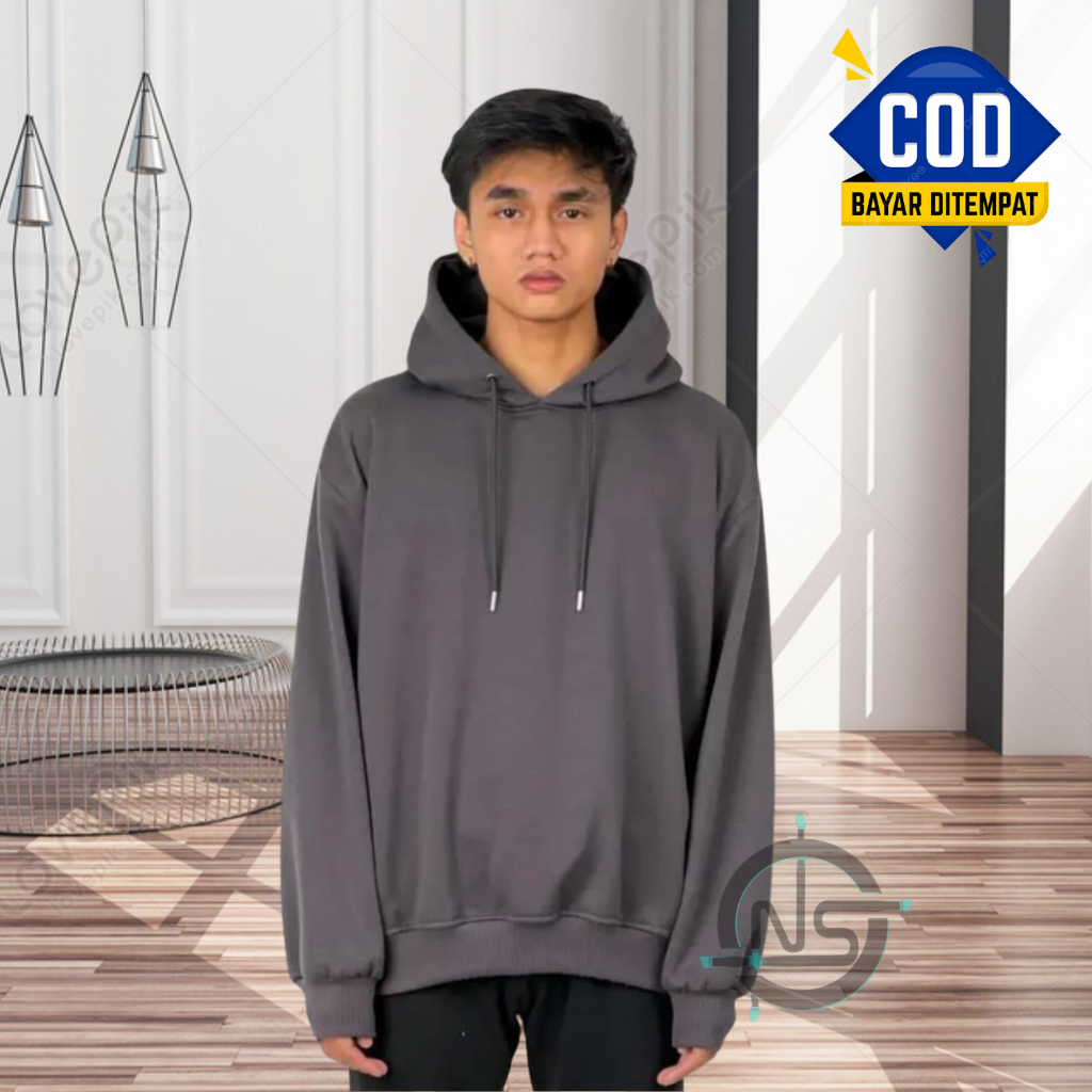 Hoodie Polos Pria Wanita Tanpa Kantong Warna Carcol Bestseller Kota Bandung NEW STYLE PROJECT Hodie 