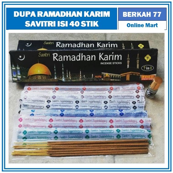Dupa Ramadhan Karim Dupa 40 Stik Bau Harum Khas Arab Savitri sugandalaya