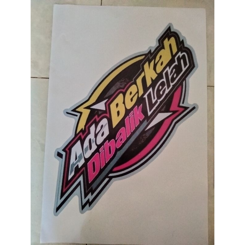 

stiker ada berkah