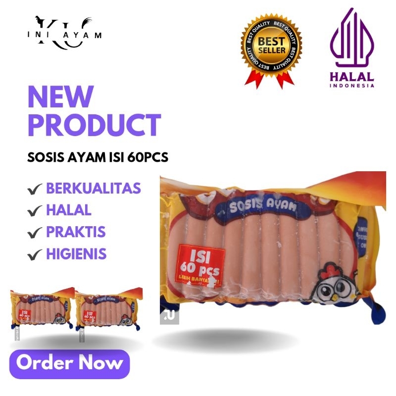 

sosis ayam/sosis enak/bakar sosis/sosis goreng