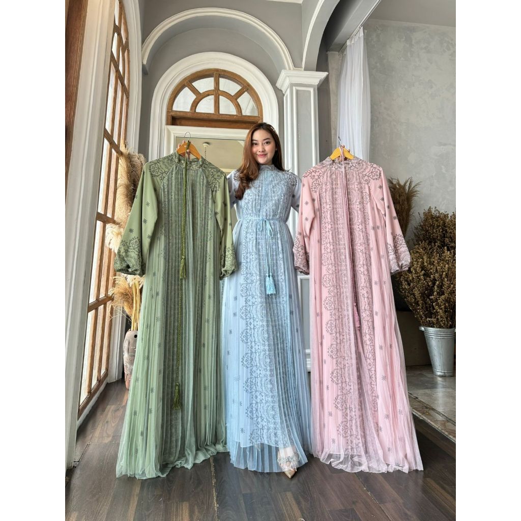 AGATHA DRESS GAMIS RAMADHAN LEBARAN KONDANGAN