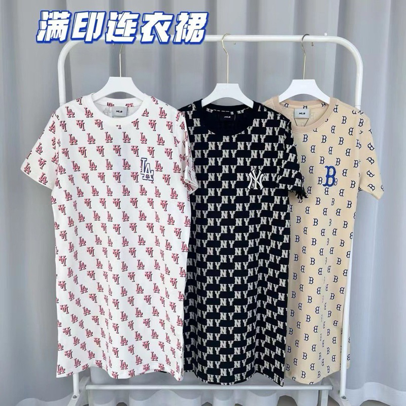 Dress MLB NY dewasa monogram