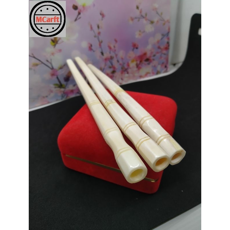 Once pipa tulang sapi segi delapan super panjang A26