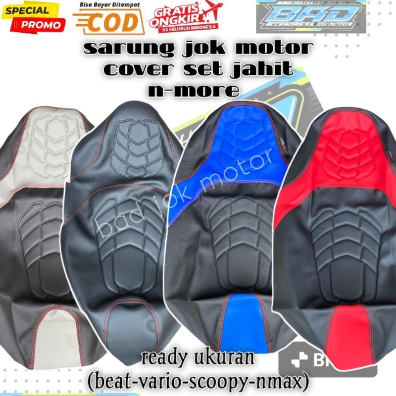 kain jok motor variasi pres busa sarung sadel vario beat scoopy nmax