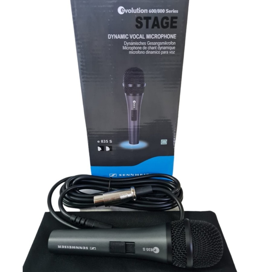 MIC KABEL SENNHEISER E-835 S/E 835 S(DYNAMIC MICROPHONE)