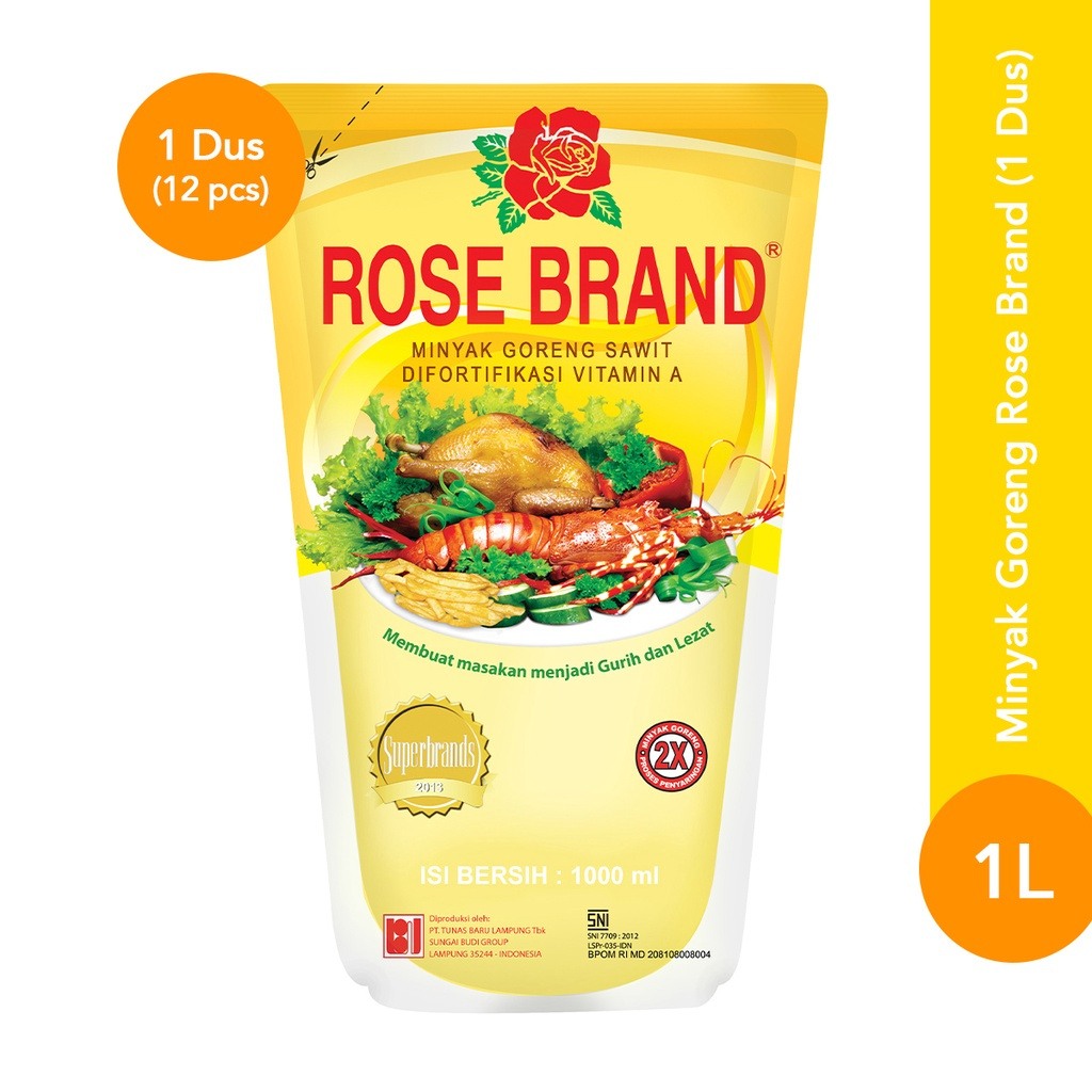 

Minyak Goreng Rosebrand 1 Liter