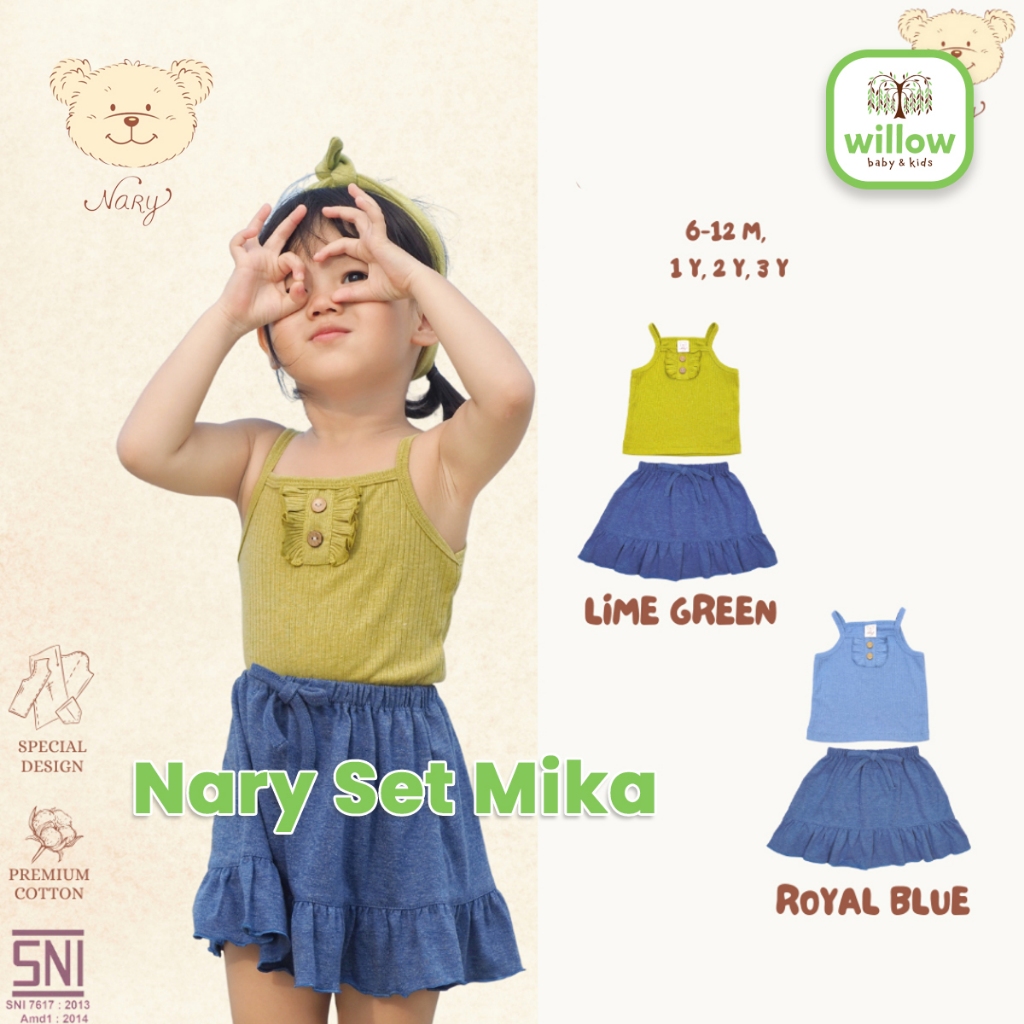 Baju Setelan Bayi - Nary Set Mika