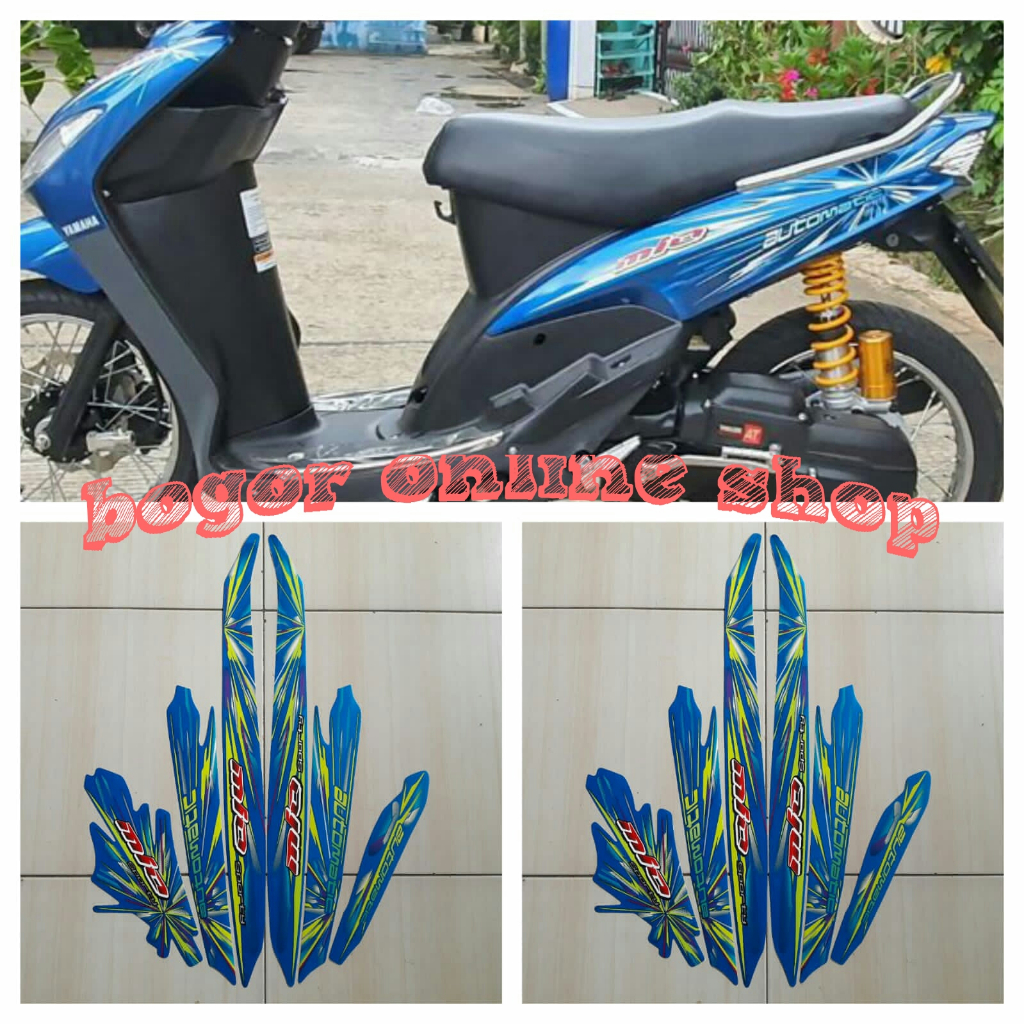 stiker body lis motor mio sporty 2008 biru