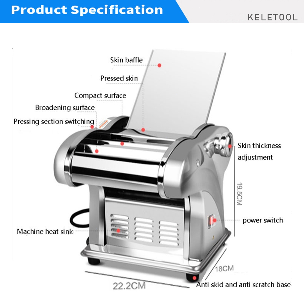 Mesin Giling Mie Listrik Mesin Pembuat Mie Listrik Gilingan Mie Listrik Mesin Pembuat Pasta Adonan