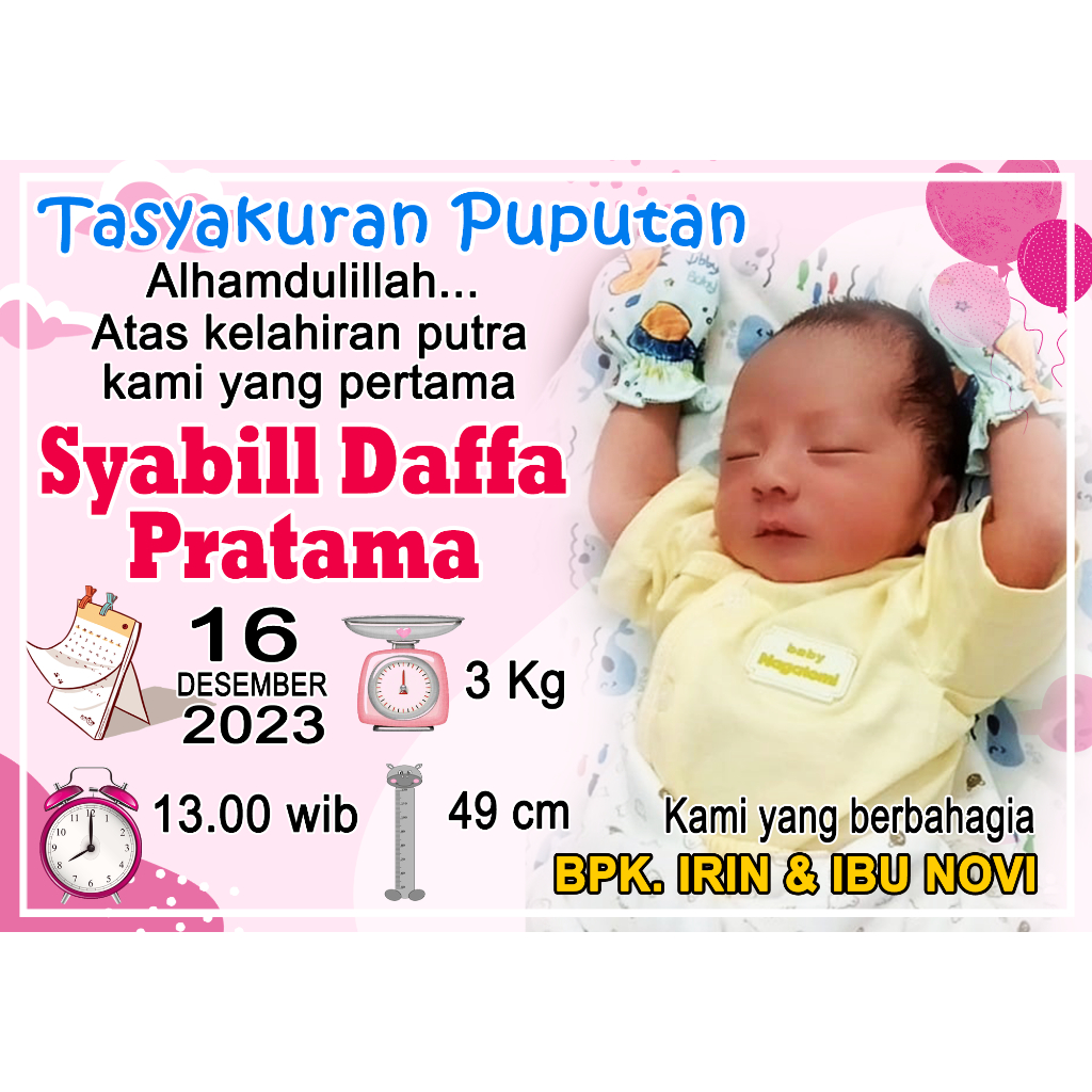 

KATUNAMA-AQIQAH/PUPUTAN-BAYI