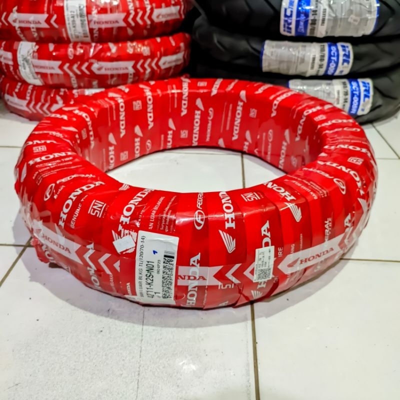 {AHM Federal} Ban Belakang Tubeless 120/70-14 Vario 160 PCX150 - 42711-K2S-N01