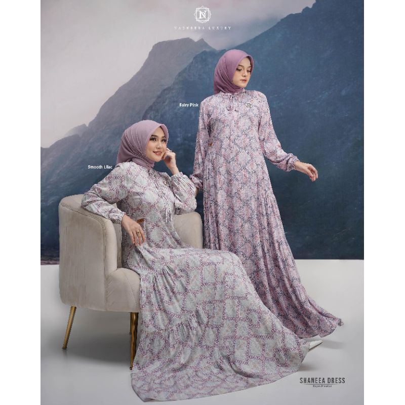 Shaneea Dress Nadheera Luxury Gamis Simpel Mewah
