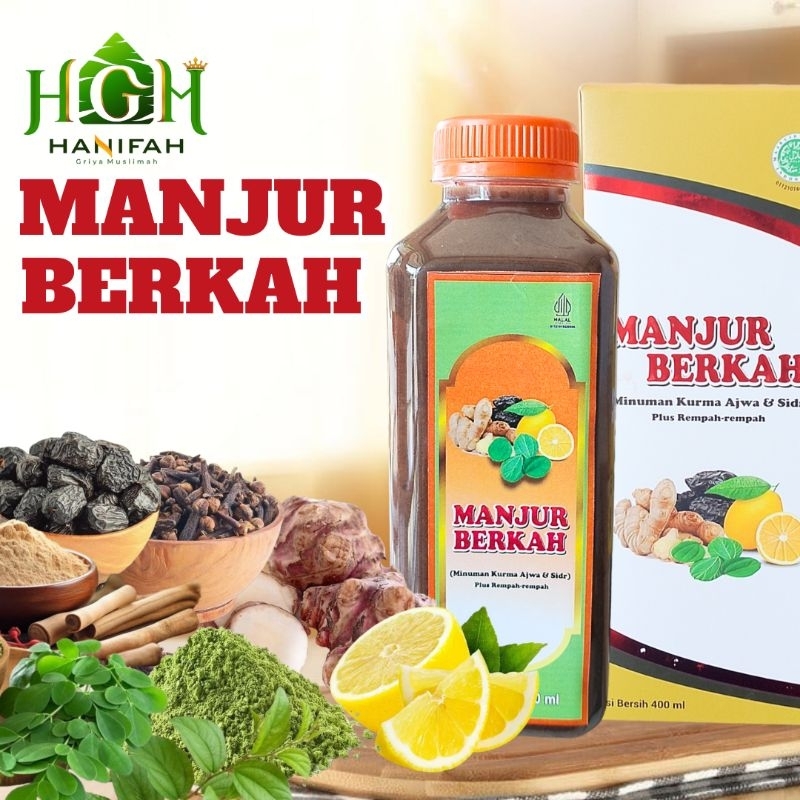 Manjur berkah minuman kurma ajwa & sidr plus rempah-rempah