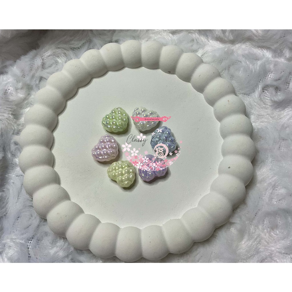 1 PCS Kode CK-033 Love Waffle MIni UV - Beads Import - Manik Import - Acc Ganci - Acc GantunganTas