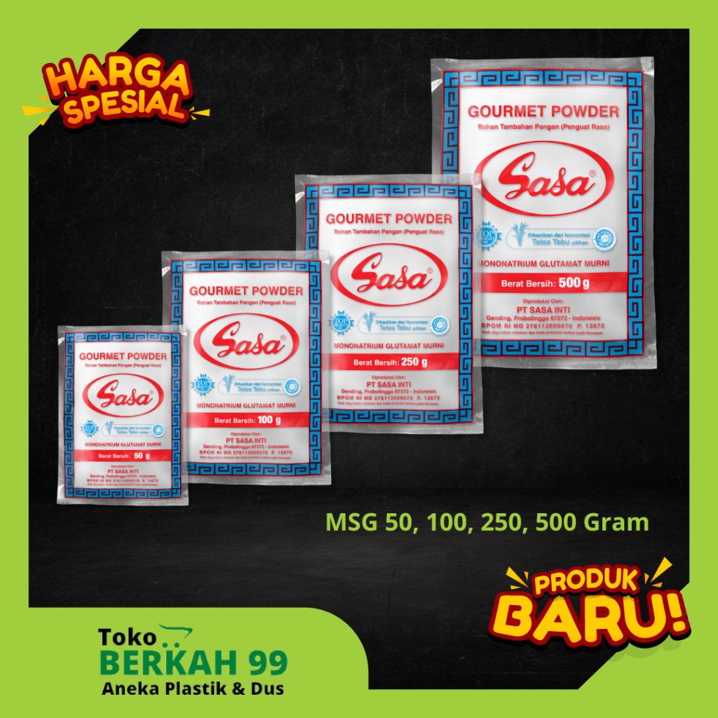 

SASA penyedap rasa 100 gr MSG MNG kemasan ekonomis Seasonings - Micin penguat rasa