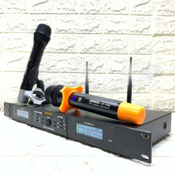 MIC WIRELESS BMB WT 7700 / WT7700 MICROPHONE WIRELESS ORIGINAL BMB