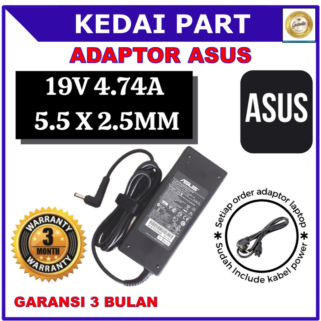 ADAPTOR CHARGER ASUS X550 X550D X550DP X550Z X550ZE ORI