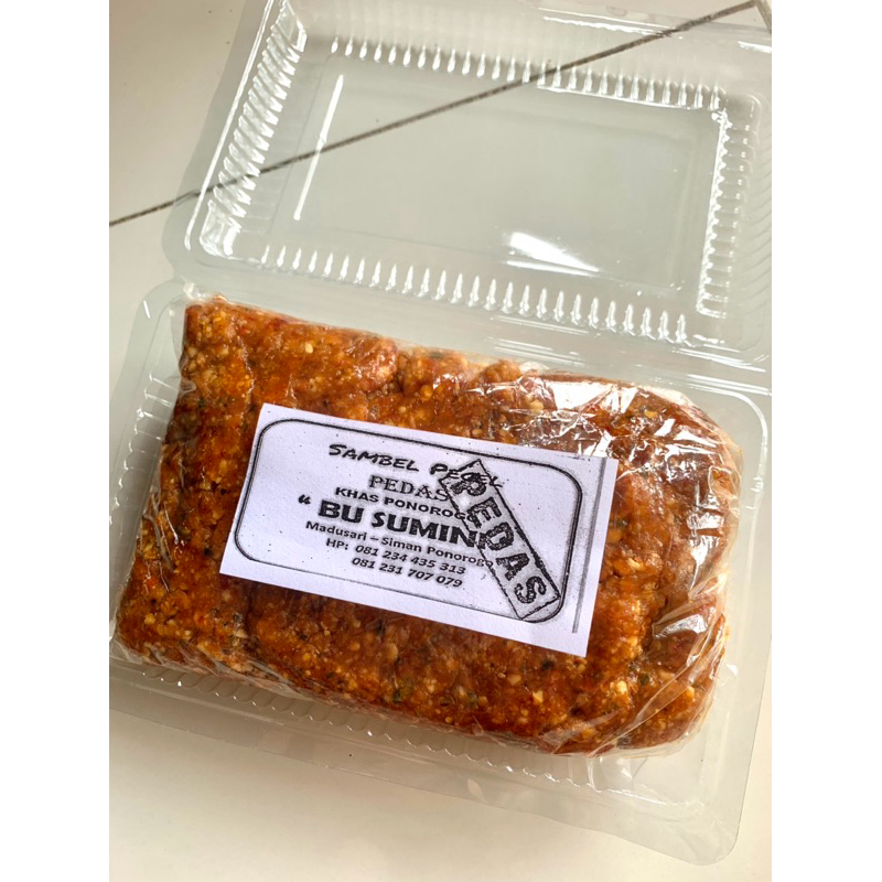 

Sambel Pecel Bu Sumini khas Ponorogo 500g