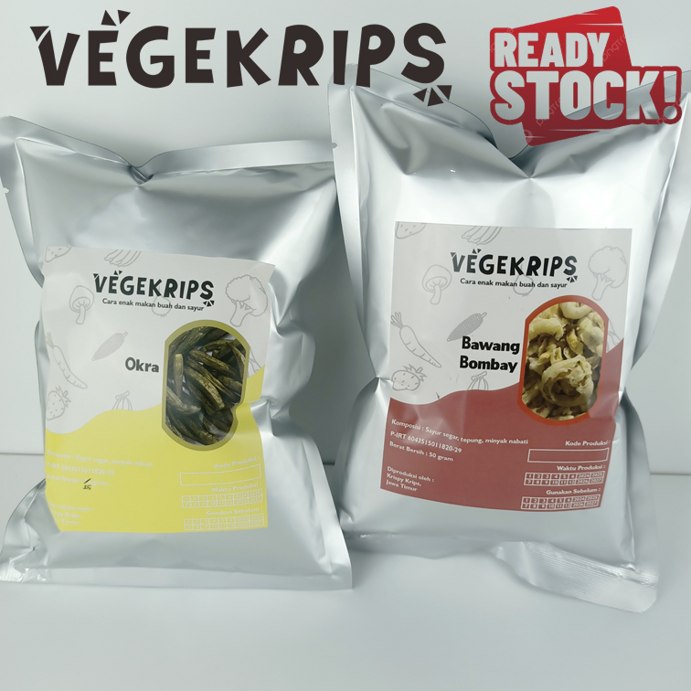 

VEGEKRIPS Keripik Okra 25 Gr FREE Bombay 50 Gr