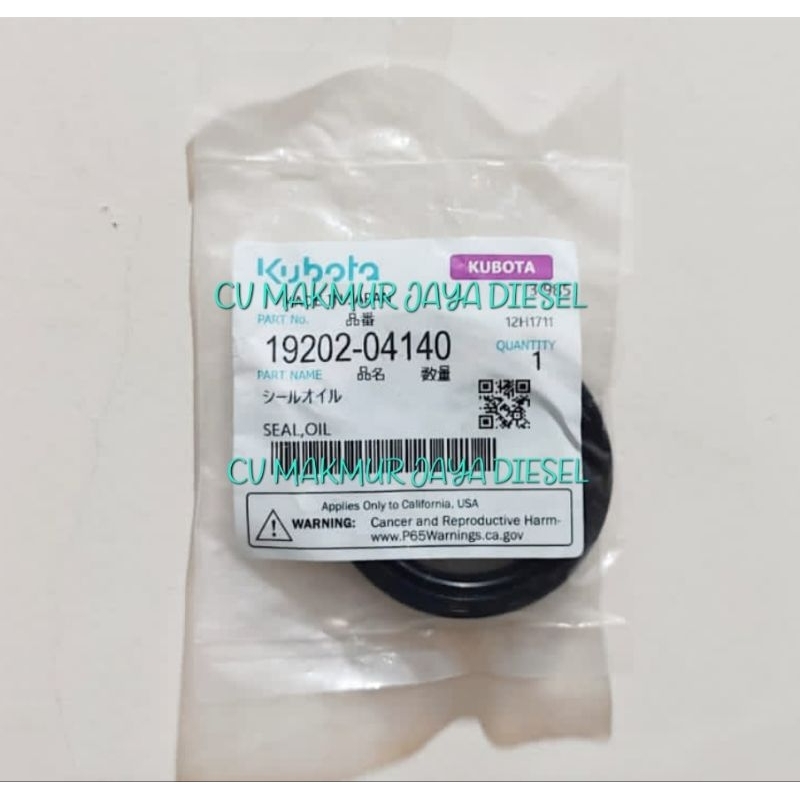 Oil Seal Crank Shaft Depan/Front MX5000/MX5100 19202-04140 Kubota