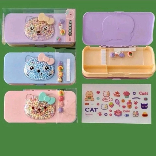 

Kotak Pensil Mika Xiaolingjing Foam Sticker 35292/Tempat Pensil
