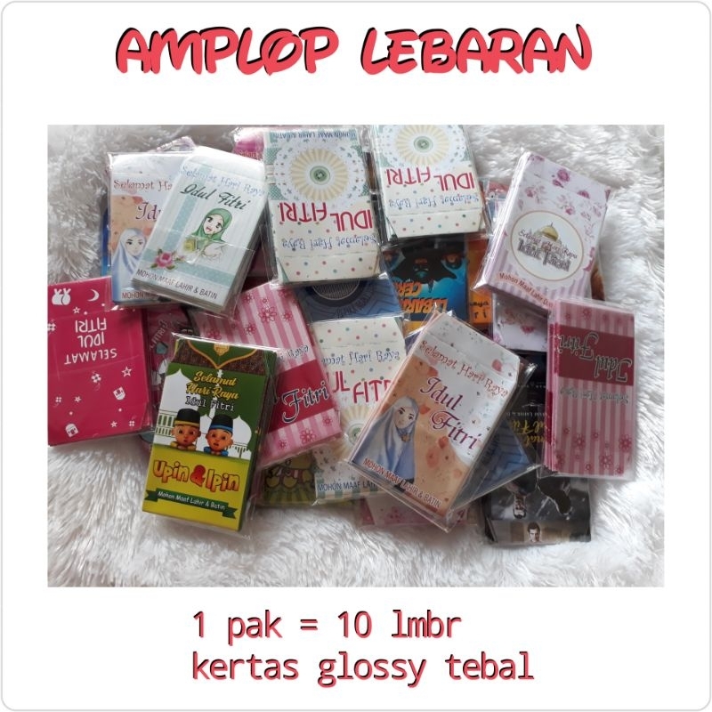 

Amplop Lebaran Motif Karakter_Kertas Glossy