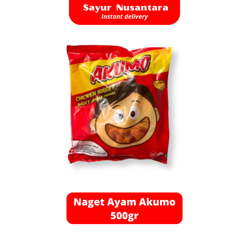 

Naget/Nugget Ayam Akumo 500gr - Sayur Nusantara