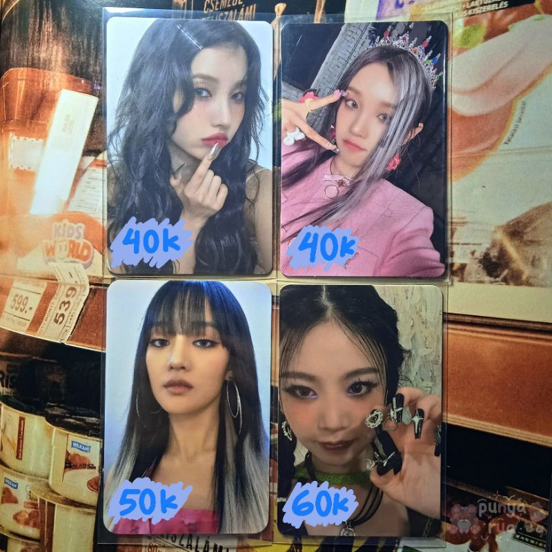 [READY] PHOTOCARD G-IDLE SOYEON MINNIE YUQI SOOJIN AGASSY
