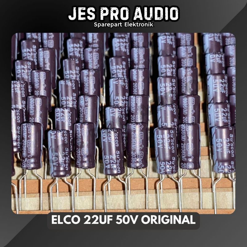 ELCO 22UF 50V ORIGINAL