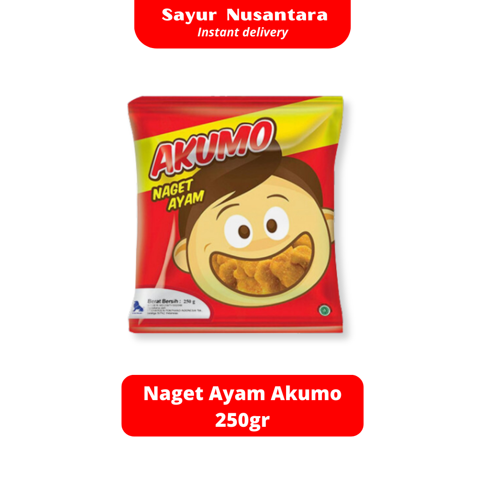 

Naget/Nugget Ayam Akumo 250gr - Sayur Nusantara