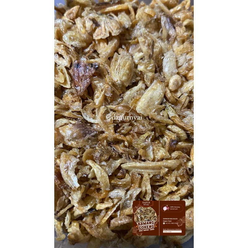 

bawang goreng sumenep / 1 kg