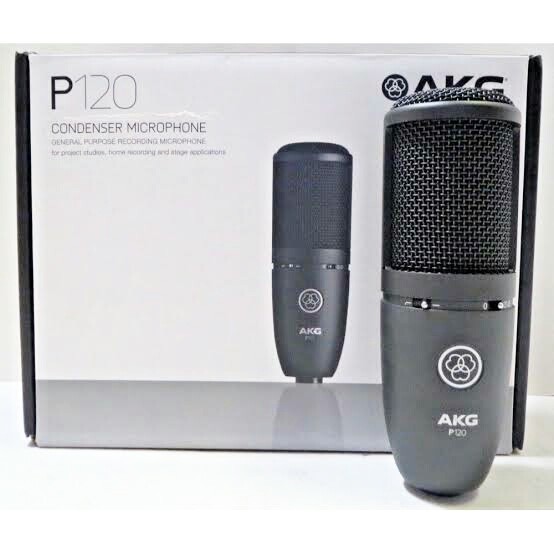 MIC RECORDING AKG P120 / P-120 / P120 HIGH PERFORMANCE GENERAL PURPOSE RECORDING MICROPHONE AKG