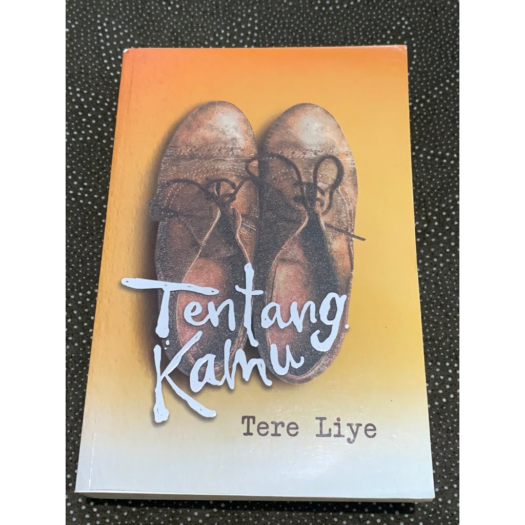 preloved novel buku tere liye tentang kamu, rembulan tenggelam di wajahmu, daun yang jatuh tak perna