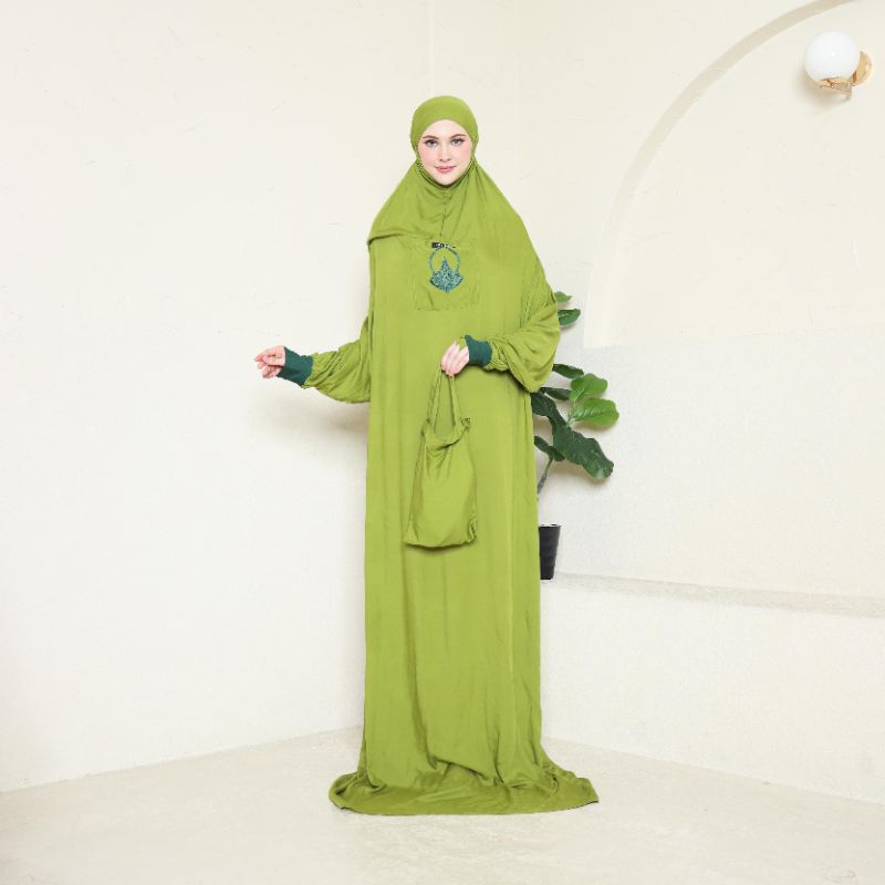 Mukenah Terusan Avocado Yabasmah Collection