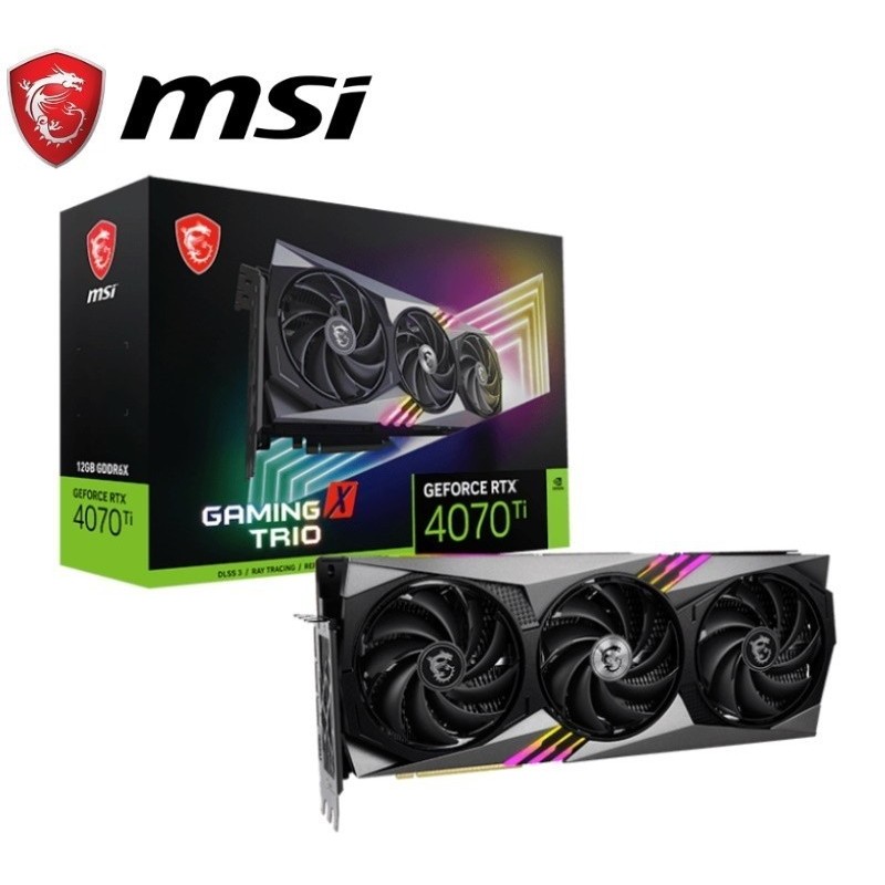 VGA MSI GEFORCE RTX 4070 Ti GAMING X TRIO 12G RTX 4070Ti 12GB GDDR6X