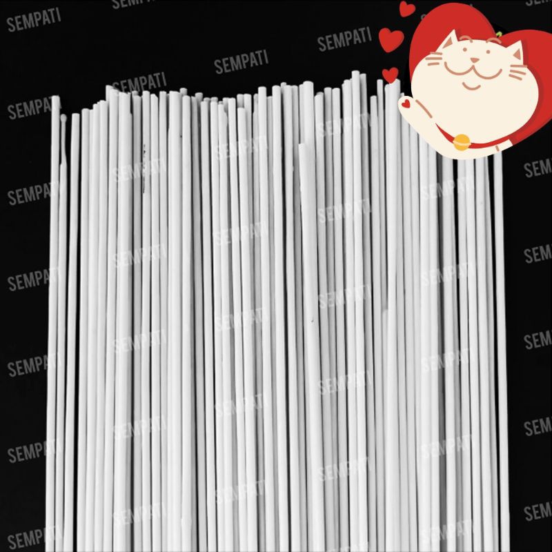 Jeruji fiber stik fiber stick fiber putih sangkar burung stik pancing dan layang-layang