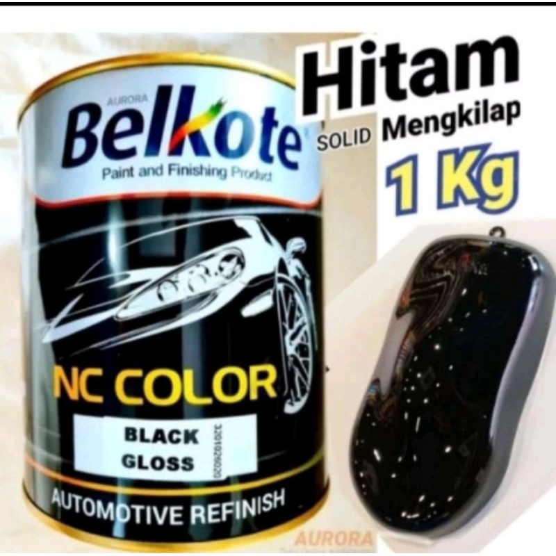 Cat Belkote Black Gloss/Hitam Mengkilap Gloss