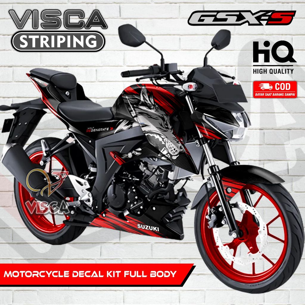 Decal GSX-S 150 Full Body / Stiker Suzuki GSX S150 Full Body / Dekal GSX S 150 / Striping GSX 150 S 