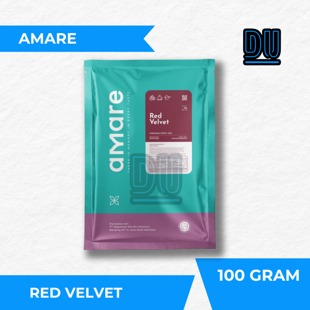 

Bubuk Minuman Premium Red Velvet Amare Kemasan 1kg