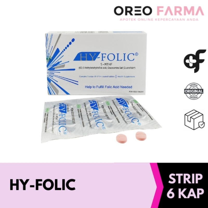 Hy-Folic Strip isi 6 Tablet | Hy Folic | Hyfolic