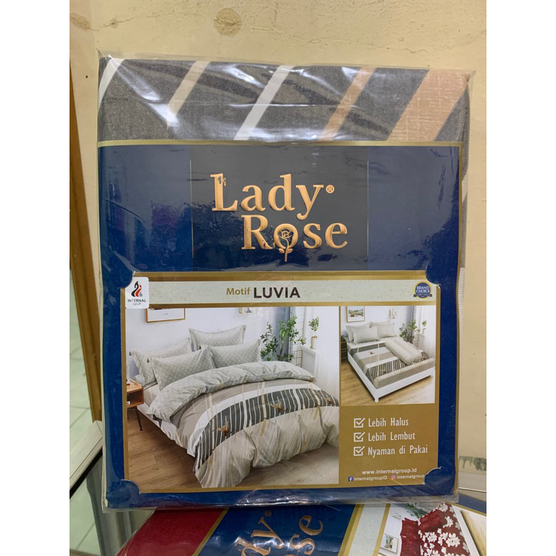SPREI LADY ROSE KARET 180x200 (6kaki) || SPREI LADY ROSE || SPREI MURAH || SPREI BINJAI-MEDAN