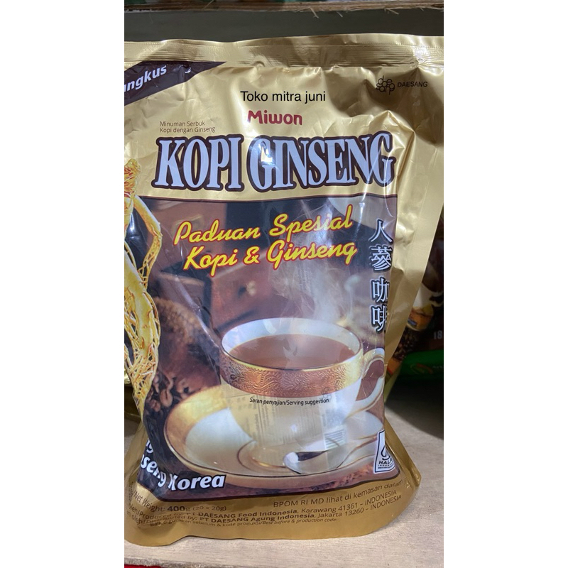 kopi ginseng korea miwon