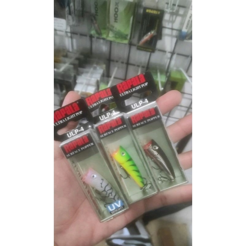 POPPER RAPALA ULTRALIGHT POP 3gr 4cm Umpan Lure
