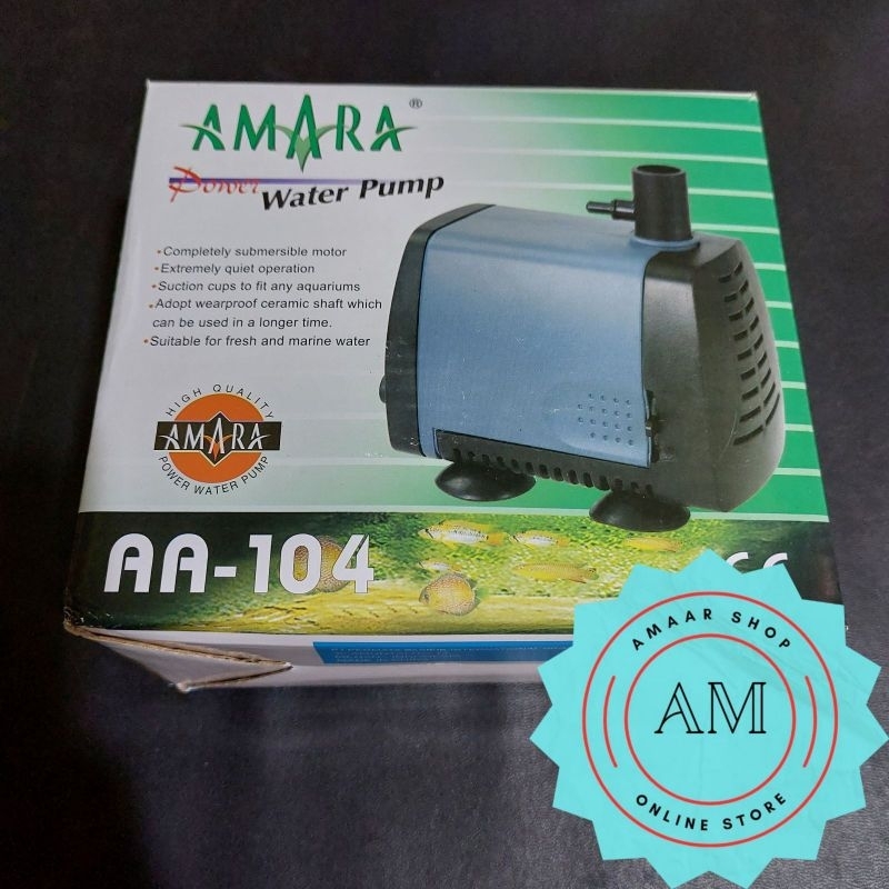 POMPA AKUARIUM AMARA AA-104 / MESIN KOLAM AMARA AA - 104 / MESIN AQUARIUM AMARA AA 104 /  POND PUMP 