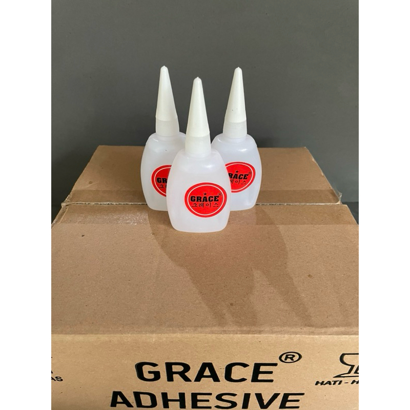 Grace Adhesive Lem Super Glue Lem Alteco Lem Korea Lem Cyanoacrylate 50 g – Bonding Instan Kuat & Se