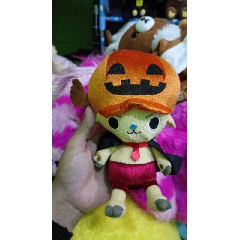 chopper kostum labu/ boneka chopper one piece/ boneka anime