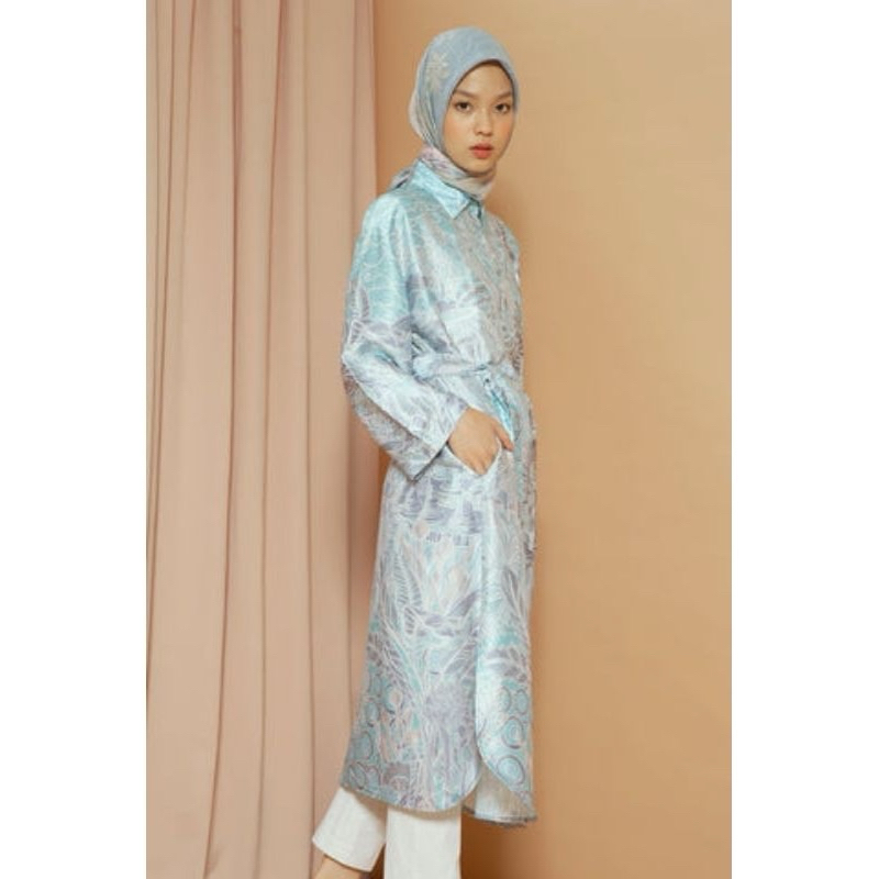 preloved tunic buttonscarves x vone